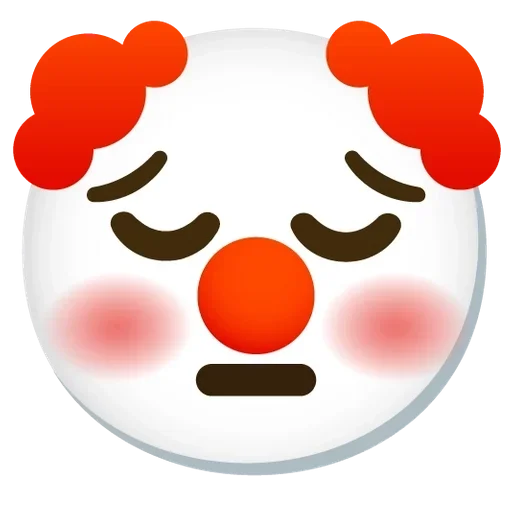 😔 Стикер «Clown Клоун» для Telegram