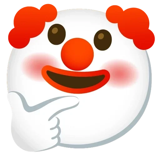 🤔 Стикер «Clown Клоун» для Telegram