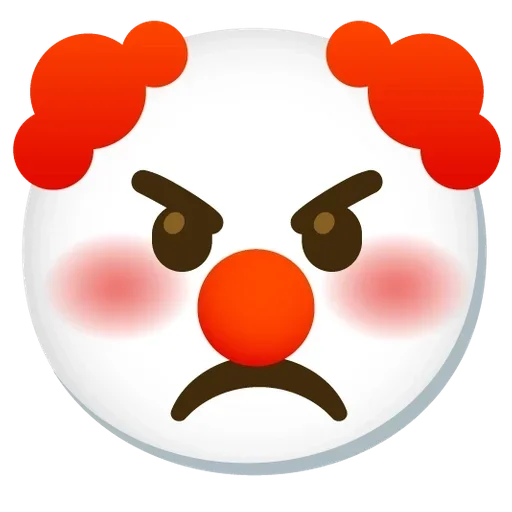 😠 Стикер «Clown Клоун» для Telegram