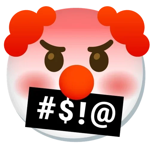 🤬 Стикер «Clown Клоун» для Telegram