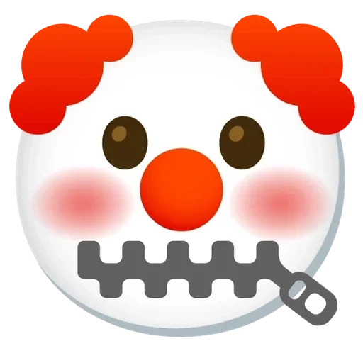 🤐 Стикер «Clown Клоун» для Telegram