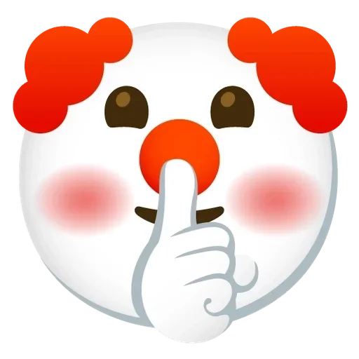 🤫 Стикер «Clown Клоун» для Telegram