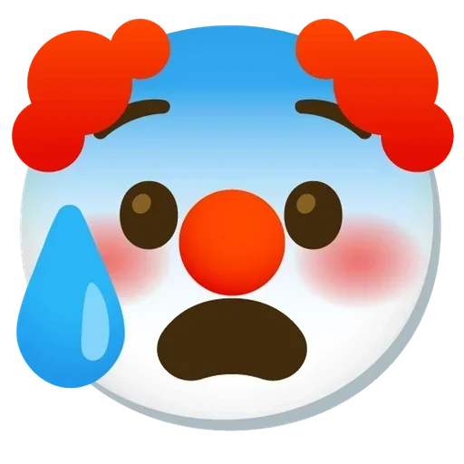 😰 Стикер «Clown Клоун» для Telegram
