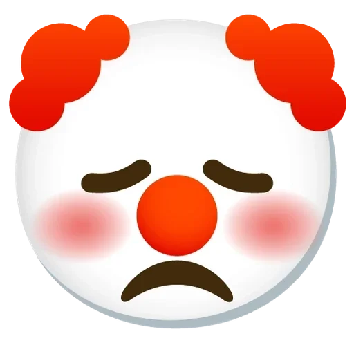 😞 Стикер «Clown Клоун» для Telegram