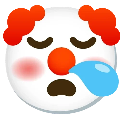 😪 Стикер «Clown Клоун» для Telegram
