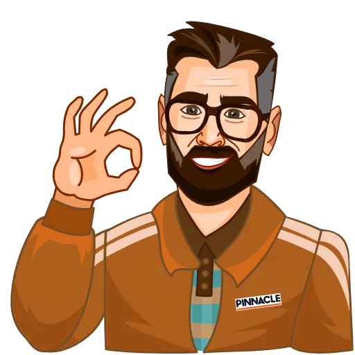 👌 Стикер «pinnacle cashback» для Telegram