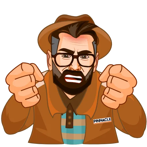 🪓 Стикер «pinnacle cashback» для Telegram