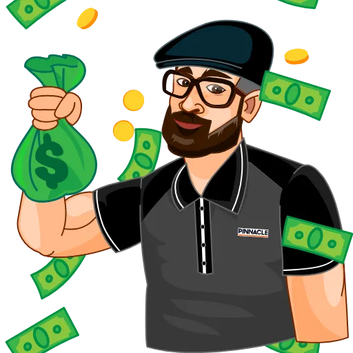 💰 Стикер «pinnacle cashback» для Telegram