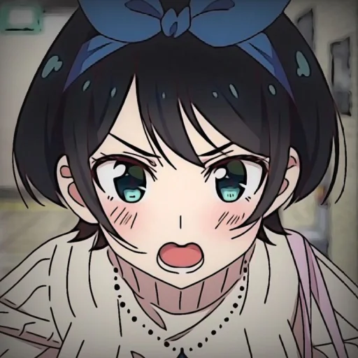 😖 Стикер «Anime Аниме» для Telegram
