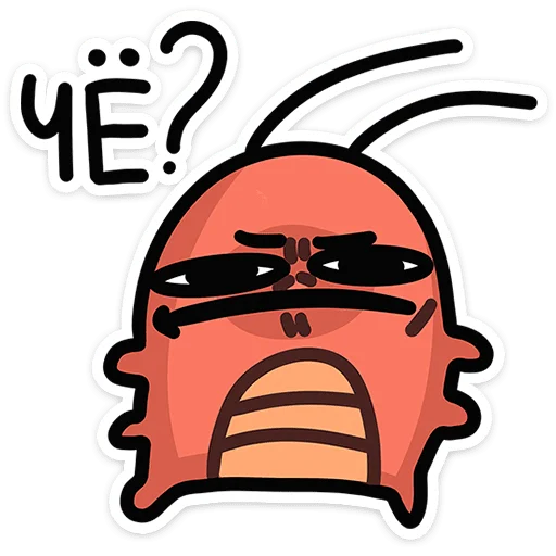 🤨 Стикер «Таракан» для Telegram