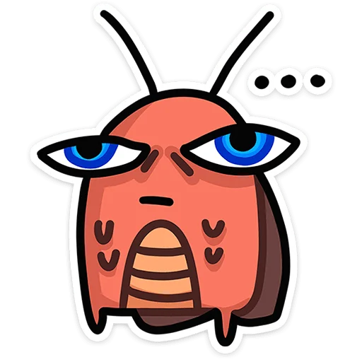 🫥 Стикер «Таракан» для Telegram