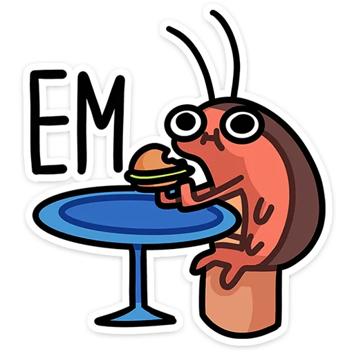 🍔 Стикер «Таракан» для Telegram