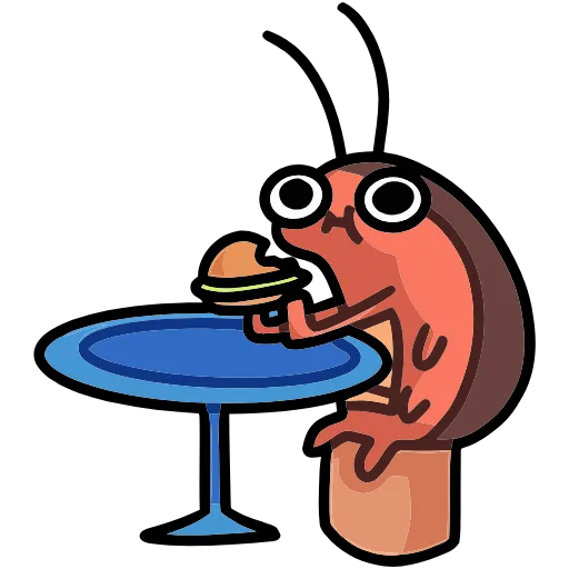🍔 Эмодзи «Таракан» для Telegram