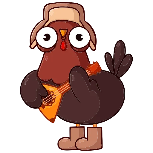 🎸 Эмодзи «Петушок Петя» для Telegram