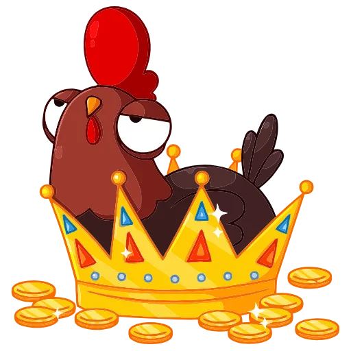 👑 Эмодзи «Петушок Петя» для Telegram