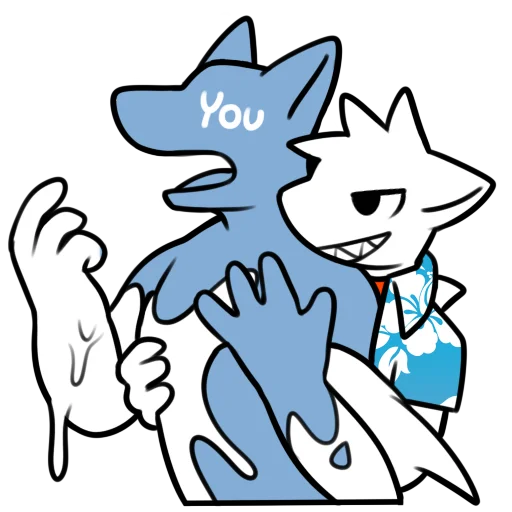 Стикерпак coco shark для Telegram — скачать
