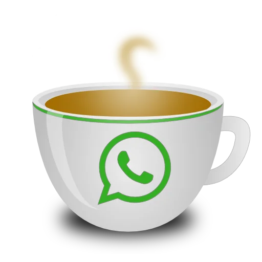 📗 Стикер «Горячий кофе» для Telegram