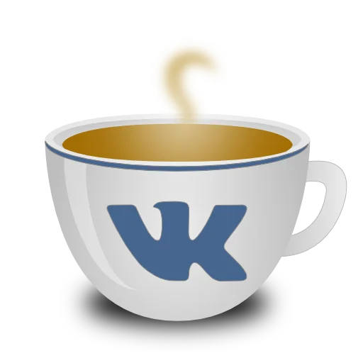 🖌 Стикер «Горячий кофе» для Telegram