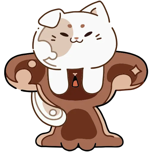 ☺️ Эмодзи «Сливкис и Кофик» для Telegram