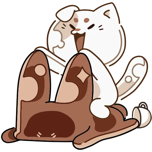☺️ Эмодзи «Сливкис и Кофик» для Telegram