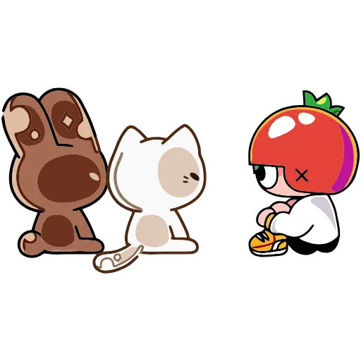 ❓ Эмодзи «Сливкис и Кофик» для Telegram