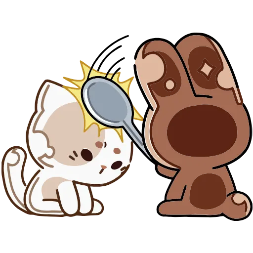 😠 Эмодзи «Сливкис и Кофик» для Telegram