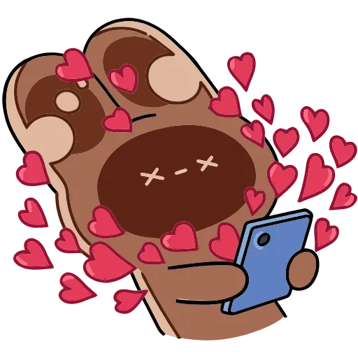 ❤️ Эмодзи «Сливкис и Кофик» для Telegram