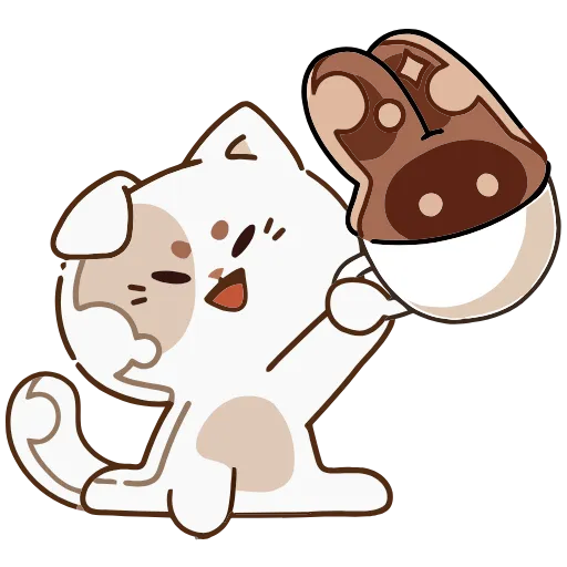 ☕️ Эмодзи «Сливкис и Кофик» для Telegram