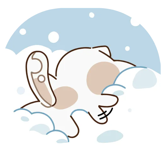 ❄️ Эмодзи «Сливкис и Кофик» для Telegram