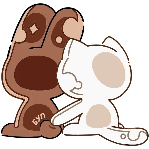 ☺️ Эмодзи «Сливкис и Кофик» для Telegram