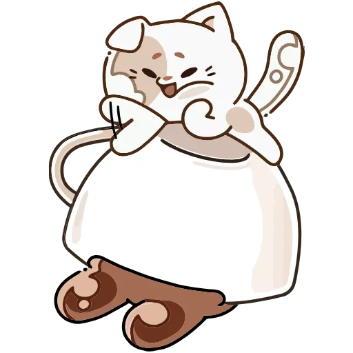 ☺️ Эмодзи «Сливкис и Кофик» для Telegram
