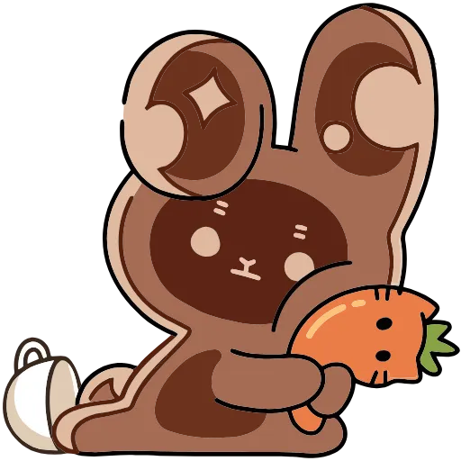 🥕 Эмодзи «Сливкис и Кофик» для Telegram