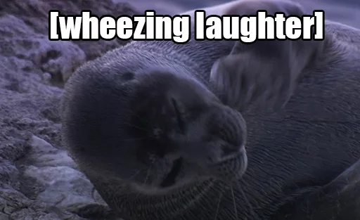 😂 Стикер «Seals Тюлени» для Telegram