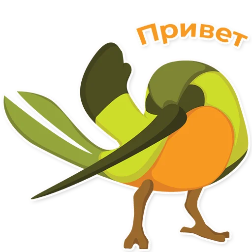 Стикерпак Colibri для Telegram — скачать