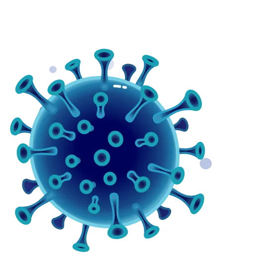 🔵 Стикер «coloravirus» для Telegram