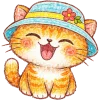 😁 Эмодзи «Разноцветные буквы, иконки и котики» для Telegram