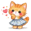 😘 Эмодзи «Разноцветные буквы, иконки и котики» для Telegram