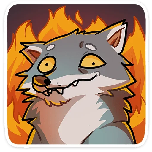 🐺 Стикер «Айфель» для Telegram