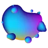 🎨 Эмодзи «colored blots» для Telegram