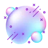 🎨 Эмодзи «colored blots» для Telegram