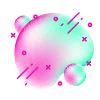 🎨 Эмодзи «colored blots» для Telegram