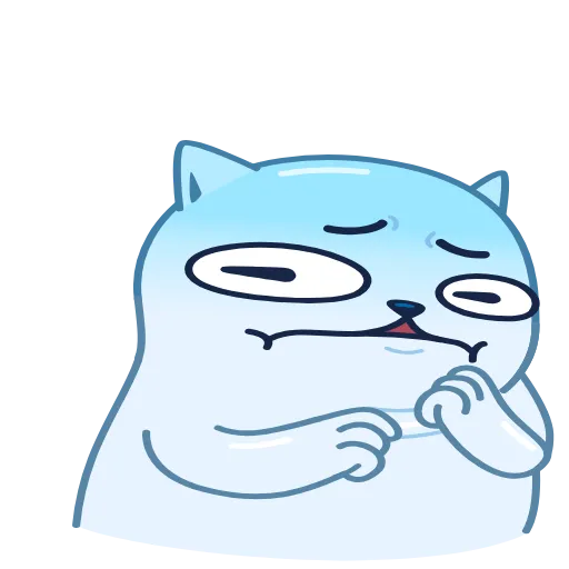 🥶 Стикер «Colored Cats» для Telegram