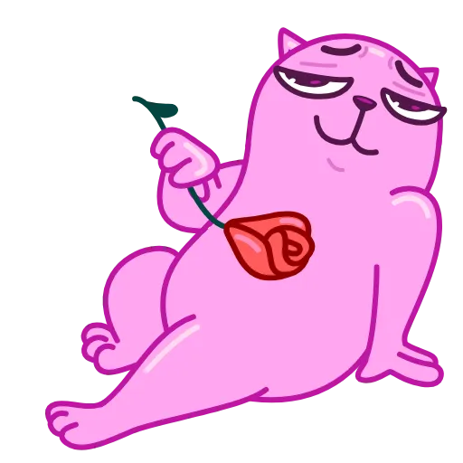 😉 Стикер «Colored Cats» для Telegram