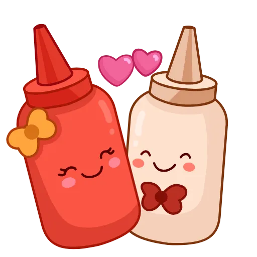 🥫 Стикер «Вкусные истории» для Telegram