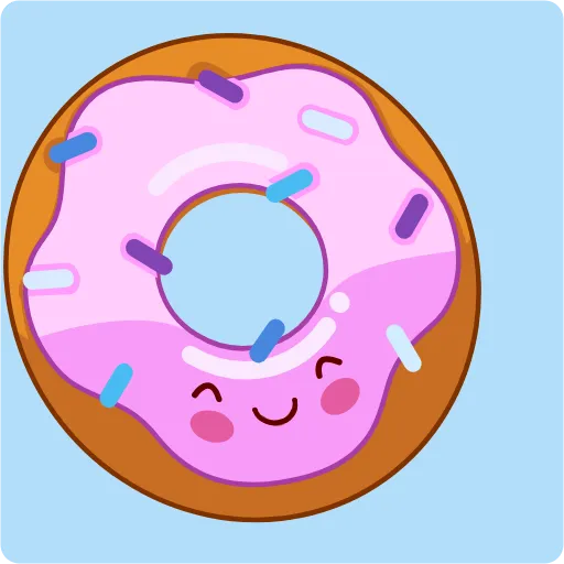 🍩 Стикер «Вкусные истории» для Telegram
