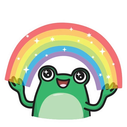 🌈 Стикер «Фрогге» для Telegram