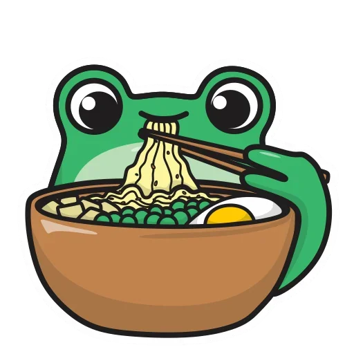 🤤 Стикер «Фрогге» для Telegram