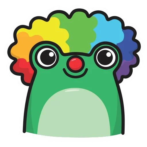 🤡 Стикер «Фрогге» для Telegram