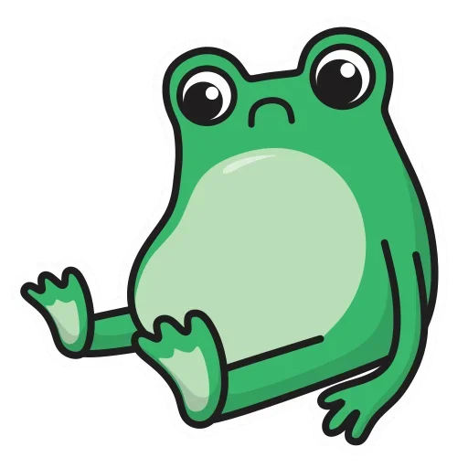 😞 Стикер «Фрогге» для Telegram
