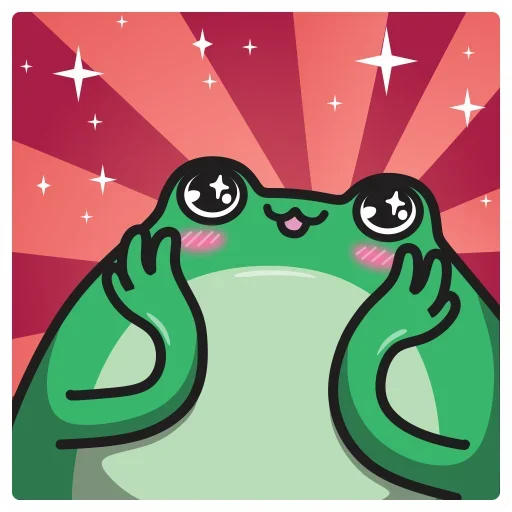 🥹 Стикер «Фрогге» для Telegram